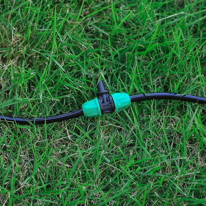 6mm to 1/4 Inch Barb Tee for for ¼ in. tubing; Tubing Outside Diameter (OD) is 0.250 in., Internal Diameter (ID) is 0.170. in. (20Pcs/Pack) (Green-1/4" to 6mm)