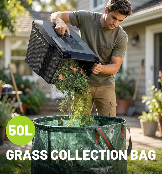 40V 18'' Self-Propelled Lawn Mower, 2-in-1 Mulching/Bagging Brushless Cordless Electric Lawn Mower with 6-Position Height Adjustment, Include 5.0Ah Battery x 2 and Rapid Charger