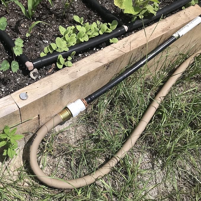 Garden In Minutes Leader Hose - 8 FT Kink Resistant, Drinking Water Safe, Durable Short Hose for Small Gardens