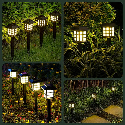 SOLPEX 16 Pack Solar Outdoor Lights, Path Lights, Walkway Lights Outdoor, Solar Garden Lights, Pathway Lights Waterproof for Garden, Yard, Landscape (Warm White)