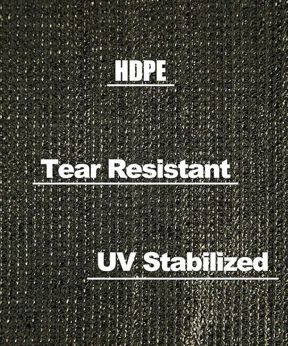 90%-95% Black Sun Shade Cloth 20FT x 20FT, Heavy Duty Outdoor Shade Netting | UV Resistant Breathable Fabric with Reinforced Grommets for Patio Garden Greenhouse Pergola Chicken Coop & Kennel