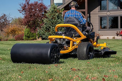 Agri-Fab 45-0606 18" x 36" Tow Behind Poly Lawn Roller 400 lbs weight with water, Poly Drum and Steel Frame, with Plug. Designed for Lawn and Garden Tractors