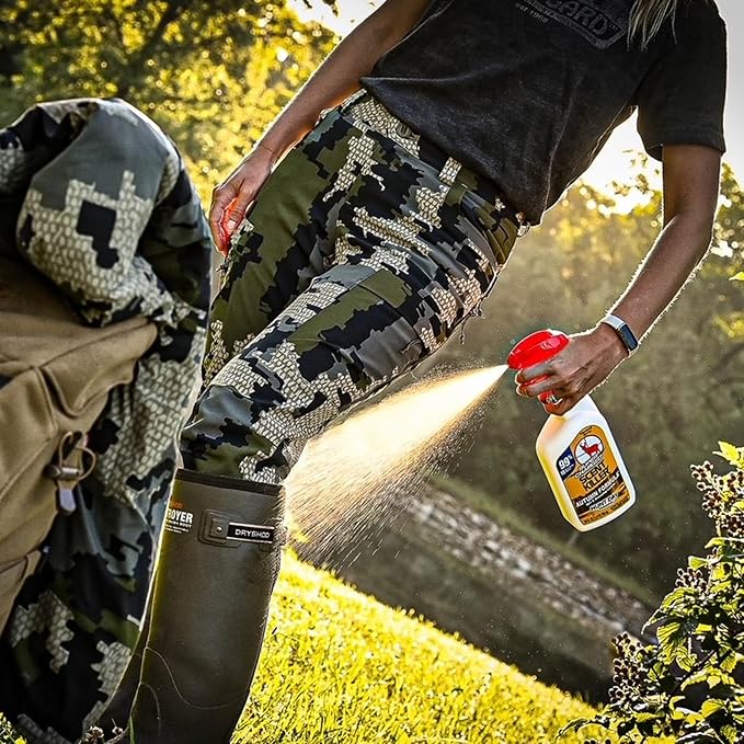 Wildlife Research Center Super Charged Scent Killer Autumn Formula Spray & Refill – Hunting Odor Eliminator with Scent of the Forest Floor – Works for Days – Deer (48 FL OZ Combo)