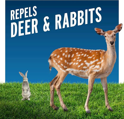 Liquid Fence Deer And Rabbit Repellent Granular 5 Pounds, Harmless To Plants And Animals(Pack of 4)