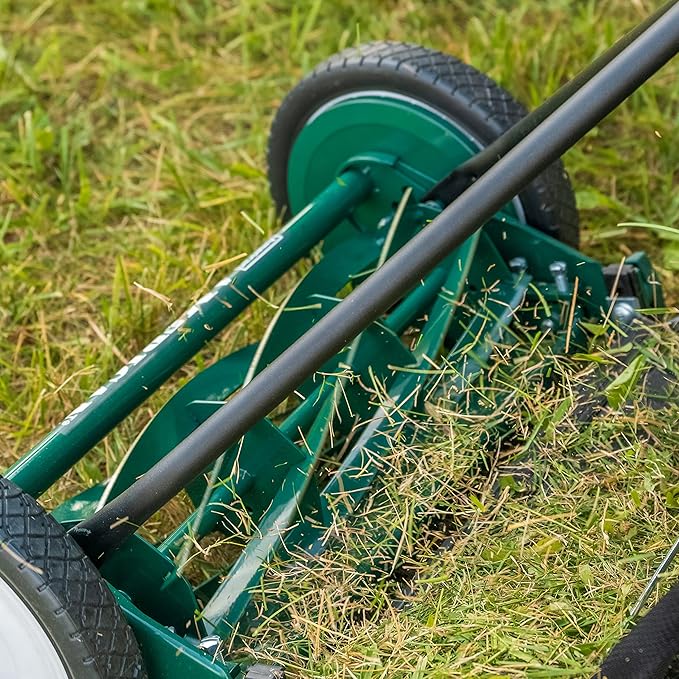 American Lawn Mower 1725-16GC 16" 7-Blade Reel Mower with Grass Catcher