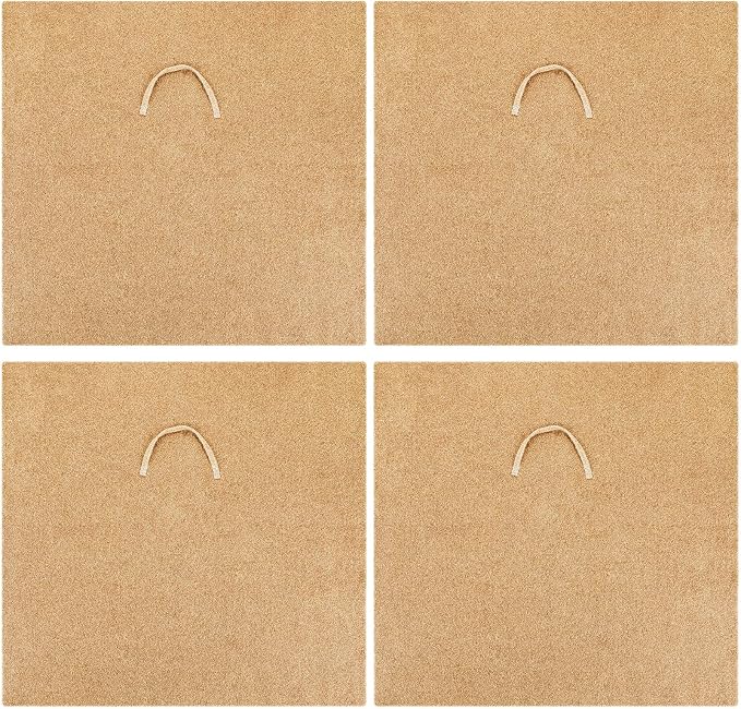 Zubebe 4 Pcs 2 ft x 2ft Worm Blanket Farm Kit Worm Bin Blanket Worms for Composting Fits Many Bin Bag for Keeping Worms Dark Moist Warm Outdoor Garden Compost Bin Farm Compost Factory