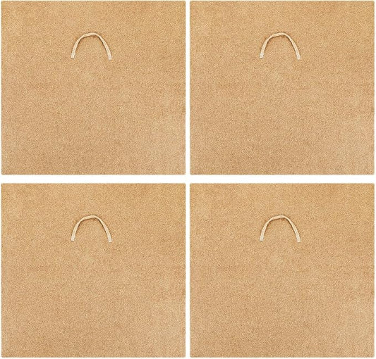 Zubebe 4 Pcs 2 ft x 2ft Worm Blanket Farm Kit Worm Bin Blanket Worms for Composting Fits Many Bin Bag for Keeping Worms Dark Moist Warm Outdoor Garden Compost Bin Farm Compost Factory