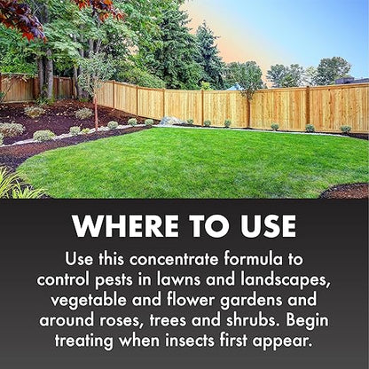 Spectracide Triazicide Insect Killer For Lawns & Landscapes Concentrate, Ready-to-Spray, 32-Ounce, 6-Pack