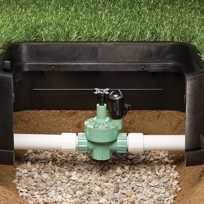 Orbit 57020P 1" FPT 100 Series Automatic Inline/Angle Sprinkler Valve with Flow Control