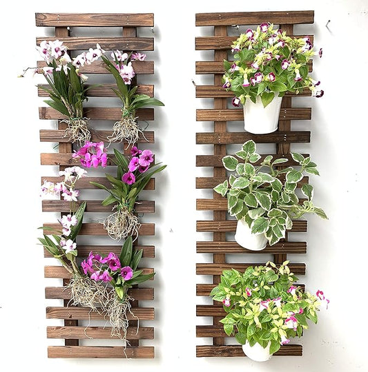 ShopLaLa Wall Planter (90cm, 2 Pack) Hanging Planters for Indoor Plants | Air Plant Succulent Holder, Plant Stand, Vertical Garden Large Stylish Wall Decor for Living Room, Room Decor for Teens