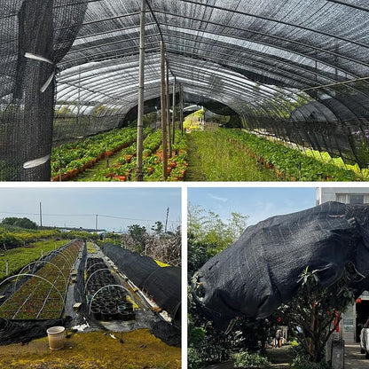Shade Cloth, 14FT X 20FT 50% Black Outdoor Woven Sun Shade with Grommets, Durable Breathable Netting Shading Antifreezing for Patio, Garden, DIY Home, Plants Cover, Greenhouse, Dog Kennel