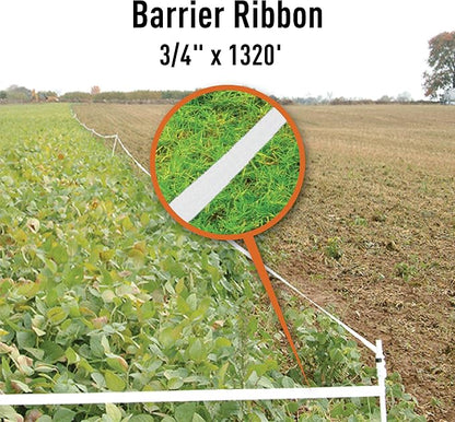 Messina Wildlife RBW-132 3/4-Inch by 1320-Foot Deer Repellent White Ribbon