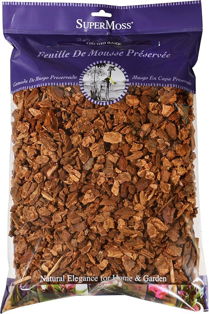 SuperMoss (23114) Orchid Potting Bark, Natural, 4 quarts