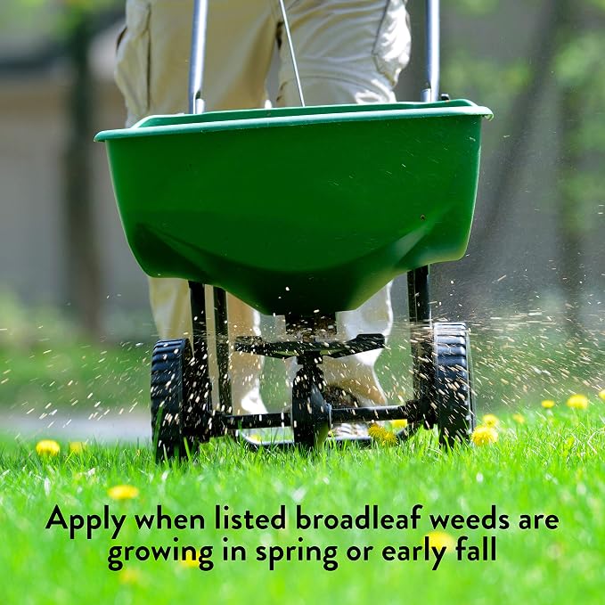GreenView Weed and Feed 39 lb. Bag, Covers 15,000 sq. ft. | Kills 250 Plus Weeds - 27-0-4 NPK formula - Provides 8 weeks of feeding