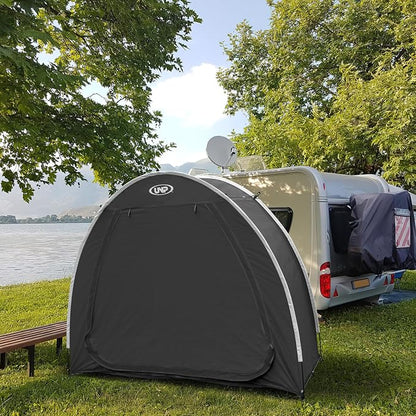 UNP Bike Storage Shed Tent, Portable Outdoor Bike Storage Tent with 210D Oxford Thick PU4000 Waterproof for 1/2/3/4 Bikes, Bike Covers Storage Shed for Bicycles, Lawn Mower, Garden Tools