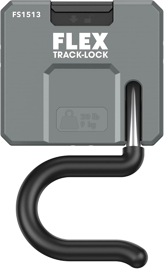 FLEX Track-Lock Wall Mount Storage System S-Hook 2 Pack - FS1513-2
