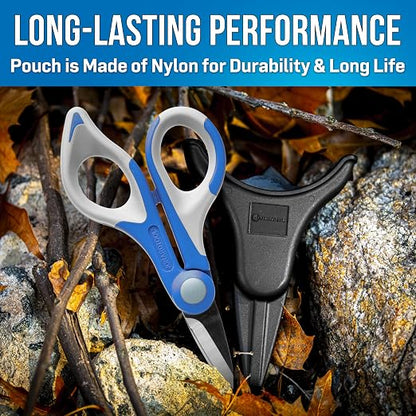 Jonard Tools TK-325 Kevlar Cutting Shears & Molded Pouch with Belt Clip