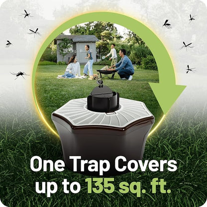 Biogents Mosquitaire Outdoor Mosquito Trap with Sweetscent Lure | Eco-Friendly, Pesticide-Free, Pet-Safe Repellent Alternative | Electric Catcher for Comprehensive Mosquito Control
