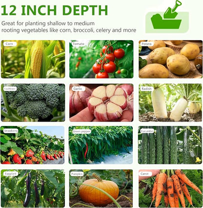 2PCS 6x3x1ft Galvanized Raised Garden Bed Kit,Metal Planter Box for Vegetables,Flowers,Herbs Durable Rust-Resistant Patio Gardening Beds,Black