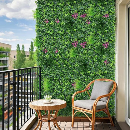 Grooy Boxwood Roll Panels, Grass Wall 60"x160"(67 SQFT), Grass Backdrop, Privacy Screen, Sun Protected Green Wall Decor for Outdoor, Indoor, Garden, Backyard and Décor