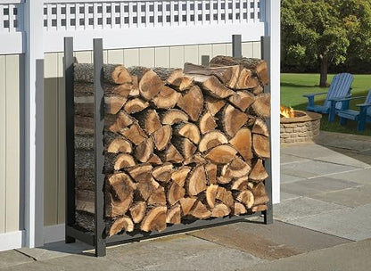 ShelterLogic 4' Firewood-Rack-in-A-Box All-Season Ultra Duty Steel Premium Firewood Rack Without Cover