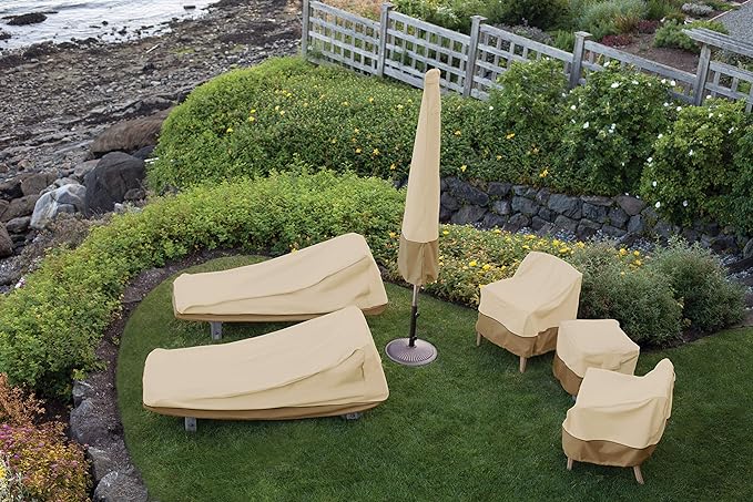 Classic Accessories Veranda Water-Resistant 12 Foot Log Rack Cover, Outdoor Patio Cover