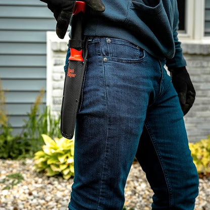 Root Slayer 17211 Soil Knife with Holster, Red