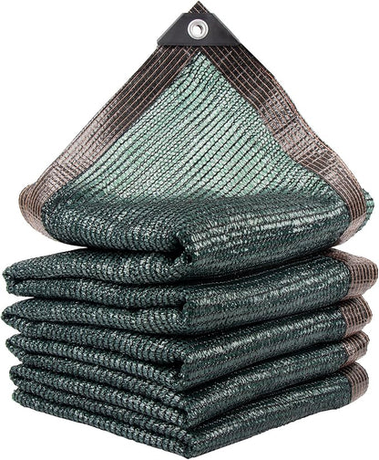 Shade Cloth, 20FT X 48FT 70% Green Outdoor Woven Sun Shade with Grommets, Durable Breathable Netting Shading Antifreezing for Patio, Garden, DIY Home, Plants Cover, Greenhouse, Dog Kennel