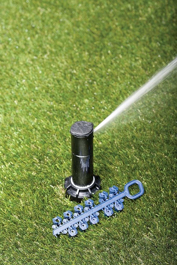 Rain Bird CP5004PC Pro Rotor with Pro Nozzle Set, 40° - 360° Pattern, 26' - 38' Spray Distance, Black