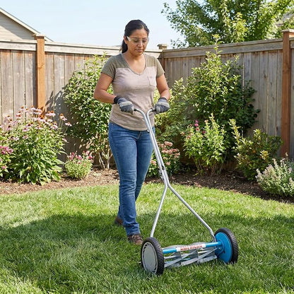 American Lawn Mower 2607-16 16-Inch 7-Blade Reel Mower with Sharpener