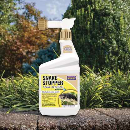 Bonide Snake Stopper Snake Repellent, 32 oz Ready-to-Spray | Deter Snakes from Yard & Garden, People & Pet Safe