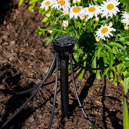 Rain Bird MANIFPRPS2 Drip Irrigation 9-Port Manifold, 25 PSI Pressure Regulating, Adjustable Flow and ON/Off