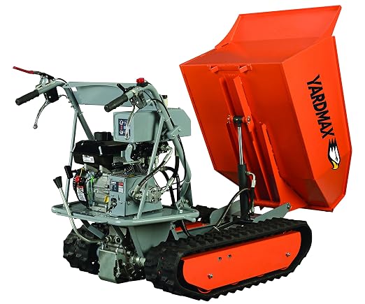 YARDMAX YD8105 Track Barrow with Hydraulic Assist, 1100 lb. Capacity, Briggs CR950, 6.5 hp, 208cc