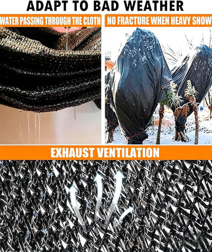 40%-50% Black Sun Shade Cloth for Garden -12 X 24Ft Mesh Tarp with Grommets | Sunshade Net for Vegetables, Greenhouse, Plants Cover, Patio, Chicken Coop, Barn & Kennel, Tomatoes