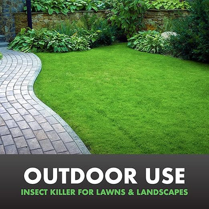 Spectracide Triazicide Insect Killer for Lawns and Landscapes Concentrate 32 Ounces, QuickFlip Hose-End Sprayer, 3 Pack