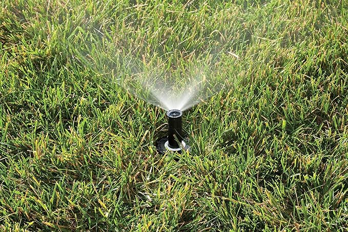 Rain Bird 1802QDSPRS Pressure Regulating (PRS) Professional Dual Spray Pop-Up Sprinkler, 90° Quarter Circle Pattern, 8' - 15' Spray Distance, 2" Pop-up Height