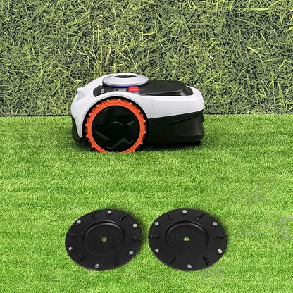 Robot Lawn Mower for blades Replacement for Mammotion for LUBA 1 for AWD, for LUBA 2 for AWD Models Cutting Disc Plates 2 Pieces Black Plastic Mowing Robot Parts