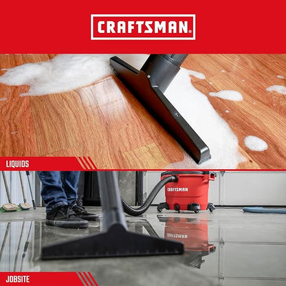 CRAFTSMAN CMXZVBE38621 2-1/2 in. Wet Nozzle Wet Dry Shop Vacuum Attachment | Industrial-Grade Shop Vacuum Accessory for Cleaning Larger Liquid Messes, Fits 2-1/2 in. Hose Diameter