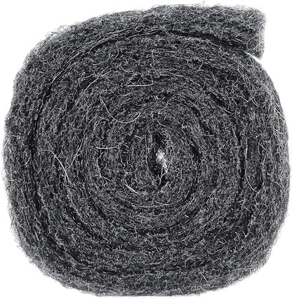 Xcluder Flying & Crawling Bug Barrier, 1" x 48" Stainless Steel Wool Roll, Non Corrosive and Anti-Rust Material Keeps Bugs and Insects Out of Any Building or Home