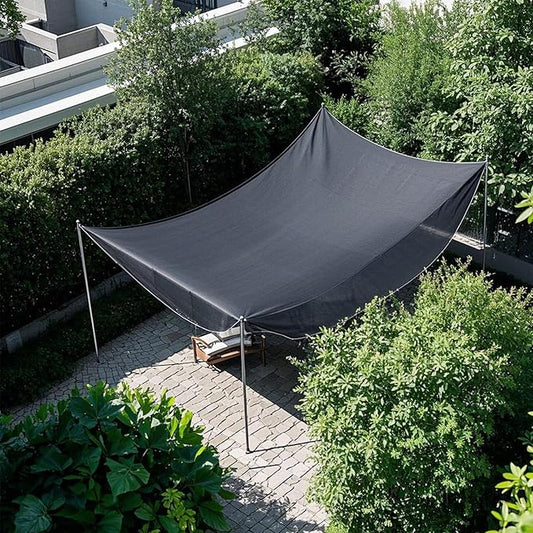 winemana 90% Black Shade Cloth, 3.3 x 10 FT Garden Mesh Tarp for Plants Heat Protection with Grommets, Sunshade Plant Cover for Greenhouse, Barns Kennel, Outdoor Netting Screens for Patio & Porch