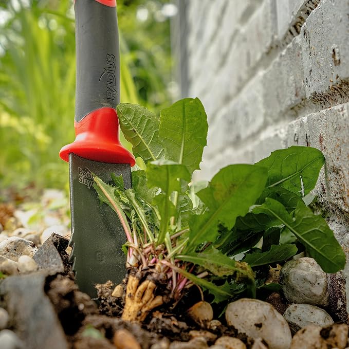 Root Slayer 17211 Soil Knife with Holster, Red