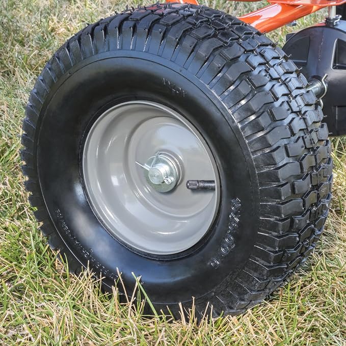 Agri-Fab Tow Behind ATV/UTV Broadcast Spreader for Seed, Fertilizer, Salt and Ice Melt, 185 lb Capacity with 12 Ft Spread Width