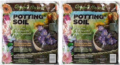 SuperMoss 01999 Agromin Organic Recycled Green Material Potting Mix, 4 Quart, Natural (Pack of 2)