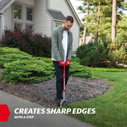 Garden Weasel Edger-Chopper Manual Lawn Edger Tool - Sod Cutter and Trenching Shovel for Clean Garden Borders - Ergonomic Handle and Carbon Steel Blade Latest Model 91714-3 | Gift for Dad