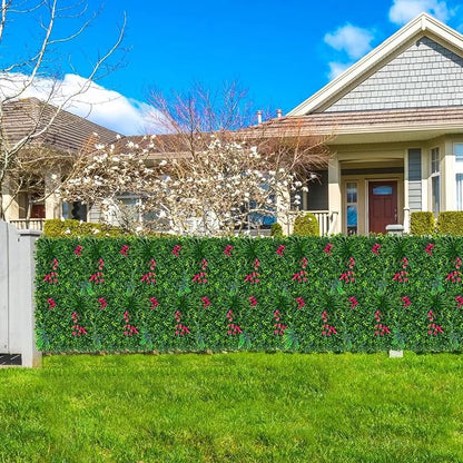 Grooy Boxwood Roll Panels, 12pcs 20"x20" Grass Wall (33.33sq.ft), Grass Backdrop, Privacy Screen, Sun Protected Green Wall Decor for Outdoor, Indoor, Garden, Backyard and Décor