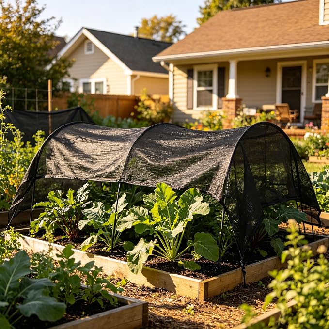 Shade Cloth, 20FT X 30FT 40% Black Outdoor Woven Sun Shade with Grommets, Durable Breathable Netting Shading Antifreezing for Patio, Garden, DIY Home, Plants Cover, Greenhouse, Dog Kennel