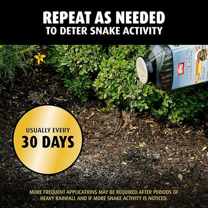 Ortho Snake B Gon1 Repellent Granules, Snake Repellent for Yard - No-Stink Formula, Covers Up to 1,440 sq. ft., 2 lbs.