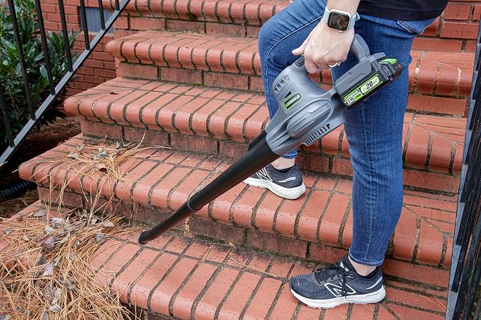 Genesis Cordless Leaf Blower 20V G20MAX Sweeper with Battery and Charger (GLGBS20B)