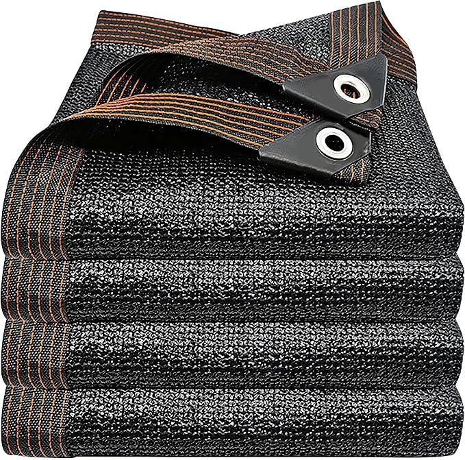 winemana 90% Shade Cloth, Dog Kennel Shade Cover, 6.5 x 10 FT Sturdy Durable Sunblock Shade Mesh Tarp with Grommets for Patio Plants Greenhouse Chicken Coop Porch