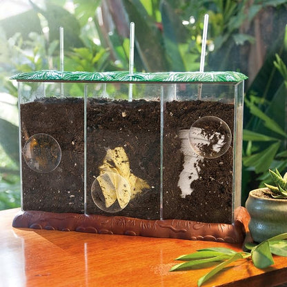 Educational Insights See-Through Compost Container - STEM Kits for Kids, Homeschool or Classroom Earth Science Kit, Practice Observation & Learn about Nature, Science Experiments for Kids Ages 4+